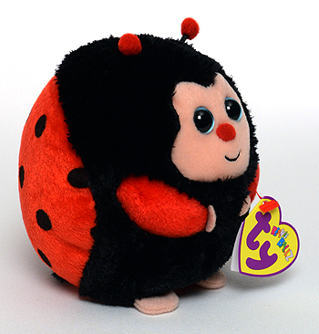 Dots - ladybug - Ty Beanie Ballz