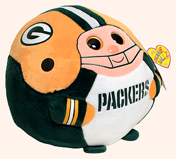 Green Bay Packers (medium) - football player - Ty Beanie Ballz