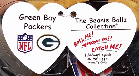 Green Bay Packers (medium) - swing tag inside