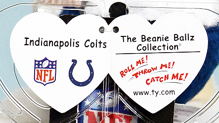 Indianapolis Colts (key-clip) - swing tag inside