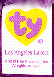 Los Angeles Lakers - tush tag front