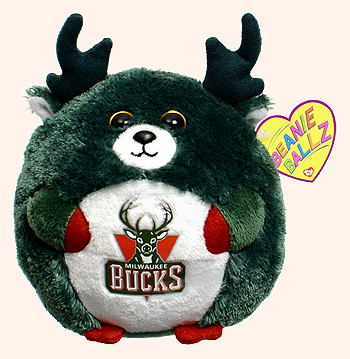 Milwaukee Bucks - buck - Ty Beanie Ballz