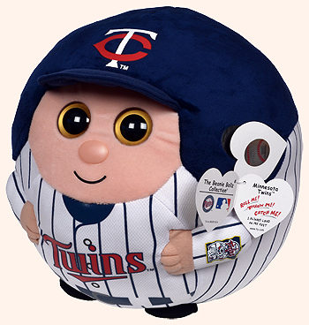 Minnesota Twins (large) - baseball player - Ty Beanie Ballz