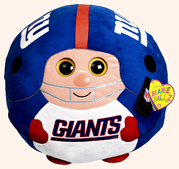 New York Giants (large) - football player - Ty Beanie Ballz