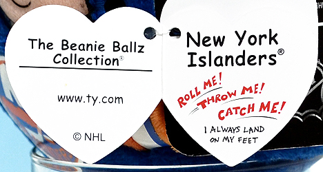 New York Islanders - swing tag inside