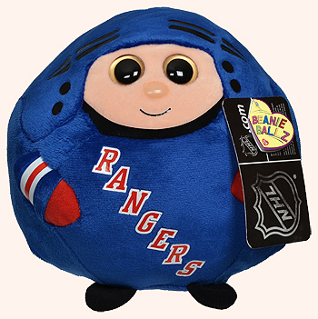 New York Rangers (medium) - hockey player - Ty Beanie Ballz