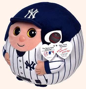 New York Yankees (medium) - baseball player - Ty Beanie Ballz