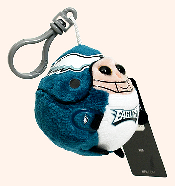 Philadelphia Eagles (key-clip) - football player - Ty Beanie Ballz