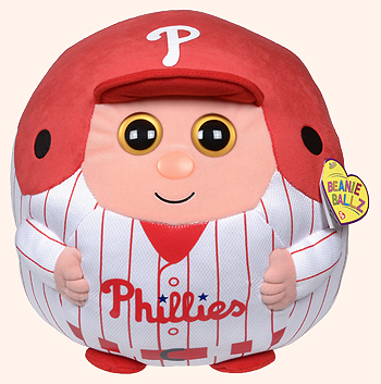 Philadelphia Phillies (large) - baseball player - Ty Beanie Ballz