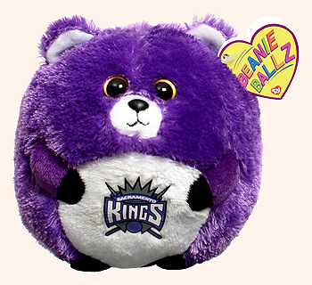 Sacramento Kings - bear - Ty Beanie Ballz