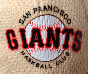 San Francisco Giants - decal spelling errors