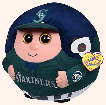 Seattle Mariners (large) - baseball player - Ty Beanie Ballz