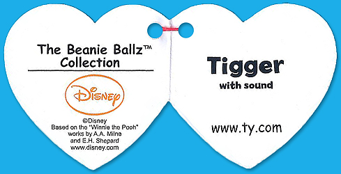 Tigger with sound - swing tag inside