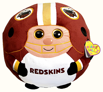 Washington Redskins (large) - football player - Ty Beanie Ballz