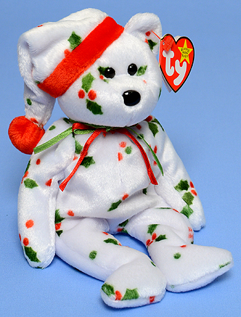 1998 Holiday Teddy - bear - Ty Beanie Baby