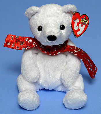 2000 Holiday Teddy - bear - Ty Beanie Babies