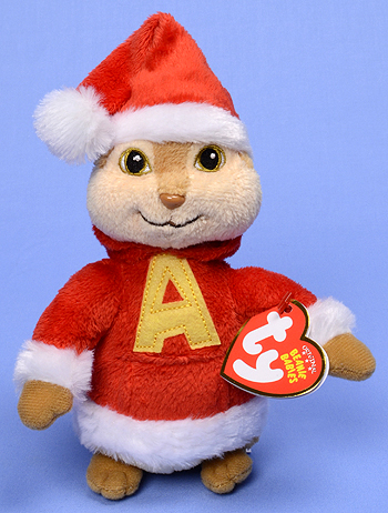Alvin (Christmas 2011) - chipmunk - Ty Beanie Babies