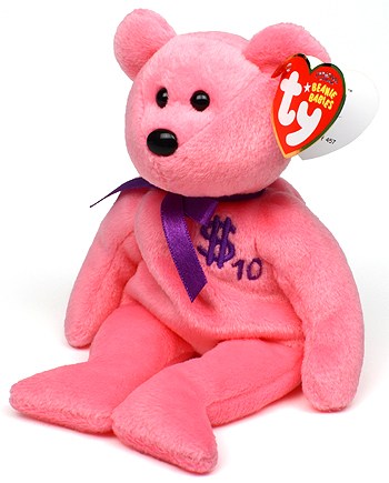 Billionaire 10 - bear - Ty Beanie Baby