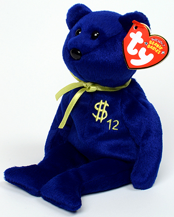 Billionaire 12 - bear - Ty Beanie Baby