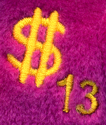 Billionaire 13 - bear - embroidered chest emblem