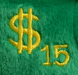 Billionaire 15 - bear - embroidered chest emblem