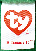 Billionaire 15 - tush tag front