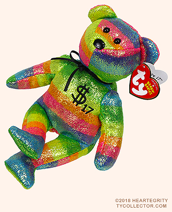 Billionaire 17 - bear - Ty Beanie Babies