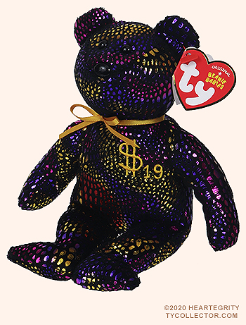 Billionaire 19 - bear - Ty Beanie Babies