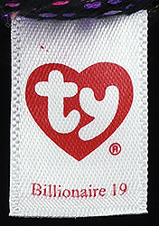 Billionaire 19 - tush tag front