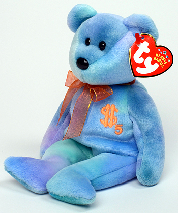 Billionaire 5 - bear - Ty Beanie Baby