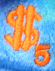 Billionaire 5 - bear - embroidered chest emblem