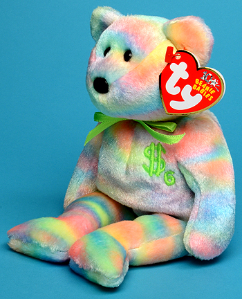 Billionaire 6 - bear - Ty Beanie Baby