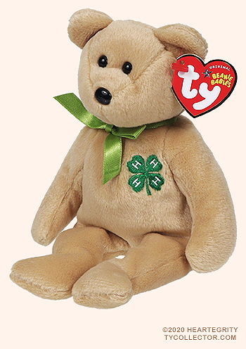 Clover (4-H) - bear - Ty Beanie Babies