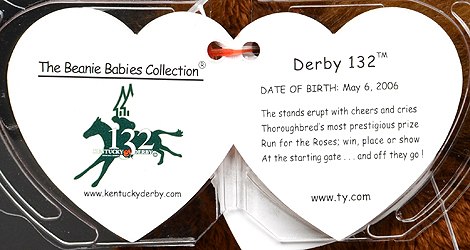 Derby 132 (Kentucky Derby store) - swing tag inside