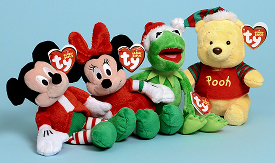 Mickey, Minnie, Kermit and Winnie the Pooh