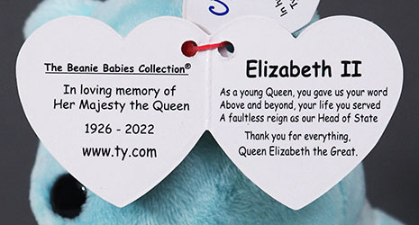 Elizabeth II - swing tag inside