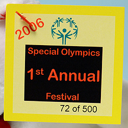 Courageousness (Special Olympics Festival) - special swing tag