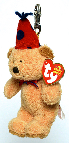 Fun (key-clip) - bear - Ty Beanie Babies