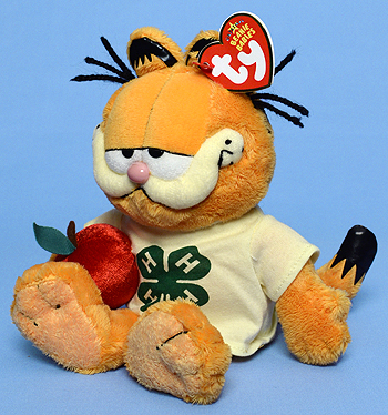 Garfleid 4-H - Cartoon Cat - Ty Beanie Babies