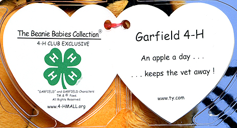 Garfield 4-H - swing tag inside