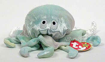 Goochy (gray-green tint) - jellyfish - Ty Beanie Babies
