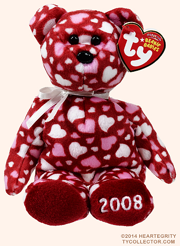 Hearts-A-Flutter - bear Ty Beanie Babies