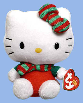 Hello Kitty (winter scarf) - cat - Ty Beanie Babies