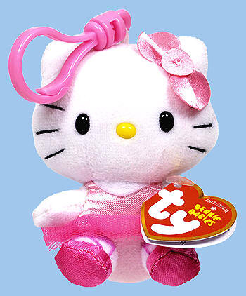 Hello Kitty (ballerina, key-clip) - cat - Ty Beanie Babies