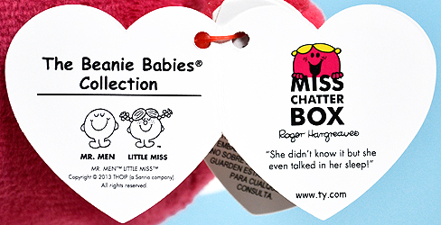 Little Miss Chatterbox - swing tag inside