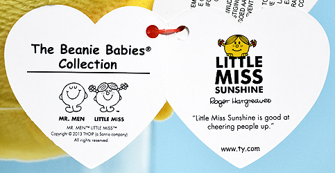Little Miss Sunshine - swing tag inside