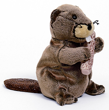 Lumberjack - beaver - Ty Beanie Babies