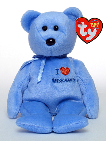 Massachusetts - bear -  Ty Beanie Babies