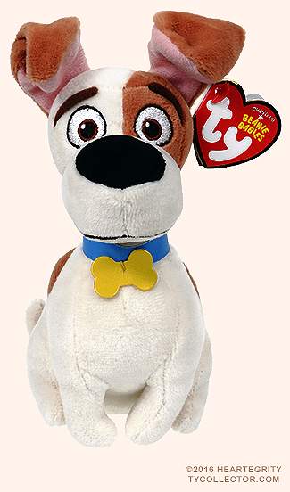 Max -  Jack Russell terrier dog - Ty Beanie Babies
