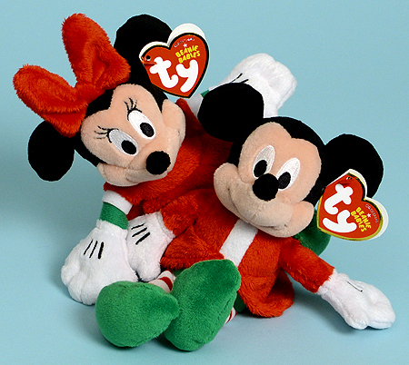 Minnie and Mickey - Ty Beanie Babies